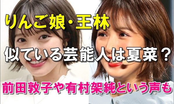 比較画像 王林が似てる芸能人は夏菜や有村架純 前田敦子他そっくり説も R40 Headline