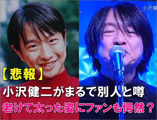 【比較画像】小沢健二が劣化して老けたと噂！太った姿に昔のオーラなし？